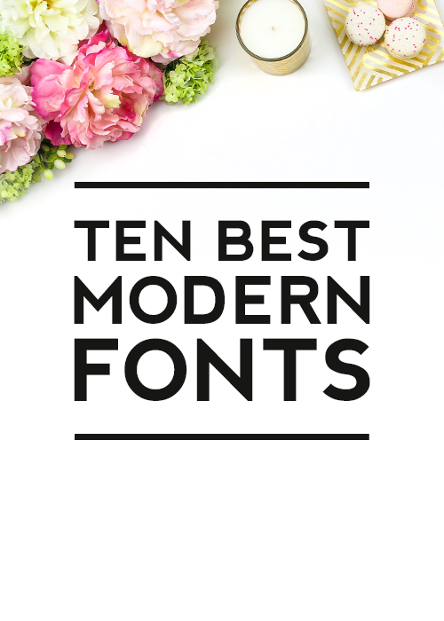 Ten Best Modern Fonts
