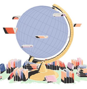 Globe and Books Globe and Books