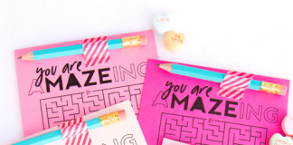 Valentine’s Day Maze Free Printable Valentine’s Day Maze Free Printable