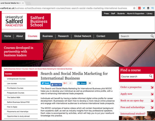 Search and Social Media Marketing for International Business
