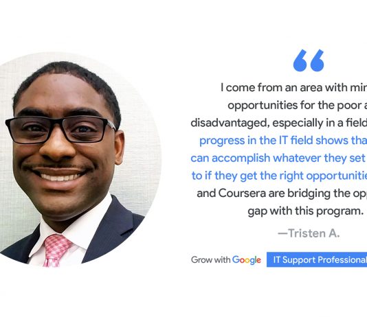 How Tristen went from Account Manager to Technology Analyst with the Google IT Support Professional Certificate How Tristen went from Account Manager to Technology Analyst with the Google IT Support Professional Certificate