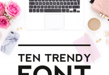 10 Trendy Font Pairings 10 Trendy Font Pairings