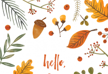 Hello, Autumn Free Printable Hello, Autumn Free Printable