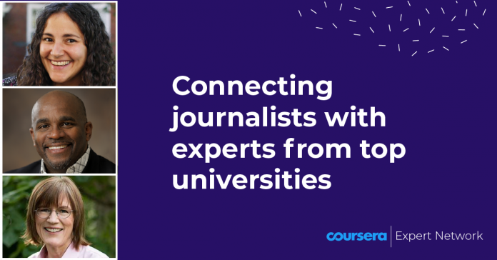 Coursera | Expert Network: Connecting Journalists with Experts from Top Universities