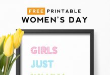 Free Women’s Day Printable Free Women’s Day Printable