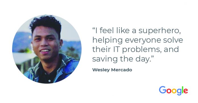 How Wesley went from Part-Time Cook to Full-Time IT Support Technician