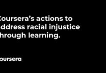 A memo Coursera CEO and executives sent to employees earlier today reaffirming Coursera’s actions to address racial injustice through learning A memo Coursera CEO and executives sent to employees earlier today reaffirming Coursera’s actions to address racial injustice through learning