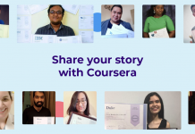 Share your learning story with Coursera Share your learning story with Coursera