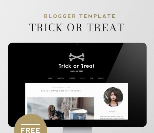 Trick or Treat | Free Spooky Blogger Template Trick or Treat | Free Spooky Blogger Template