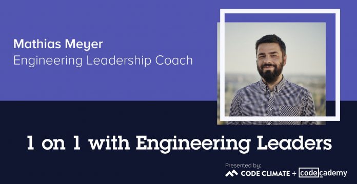 1 on 1 with Engineering Leaders: Engineering Leadership Coach Mathias Meyer