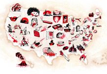 Red and Black Map Red and Black Map