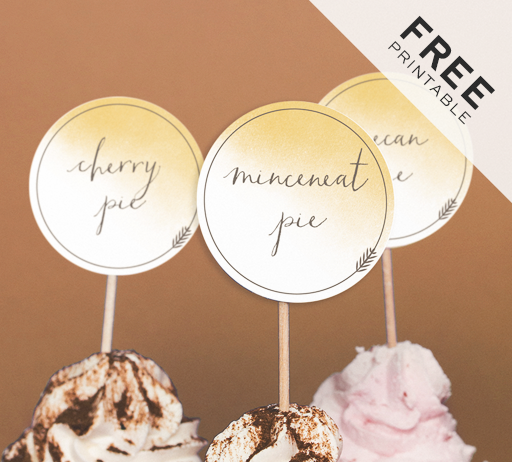 Free Printable Thanksgiving Food Labels – 28 Dishes! Free Printable Thanksgiving Food Labels – 28 Dishes!