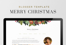 Merry Christmas | Free Holiday Blogger Template Merry Christmas | Free Holiday Blogger Template