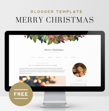 Merry Christmas | Free Holiday Blogger Template Merry Christmas | Free Holiday Blogger Template