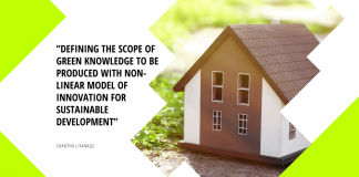 Defining the Scope of Green Knowledge to be produced with Non-Linear Model of Innovation for Sustainable Development Defining the Scope of Green Knowledge to be produced with Non-Linear Model of Innovation for Sustainable Development