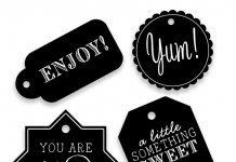 Free Black & White Gift Tags Printable For Every Occasion! Free Black & White Gift Tags Printable For Every Occasion!