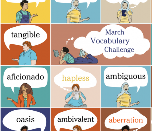 March Vocabulary Challenge March Vocabulary Challenge