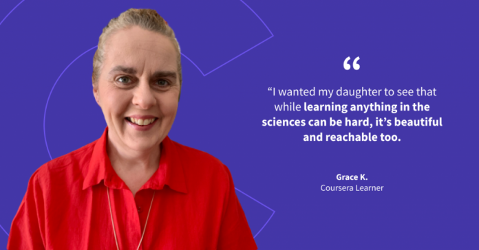 Grace shares how she mapped her way from fashion design to computer science