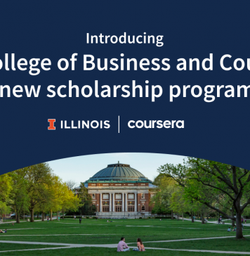 Gies College of Business partners with Coursera to offer scholarships to degree students Gies College of Business partners with Coursera to offer scholarships to degree students