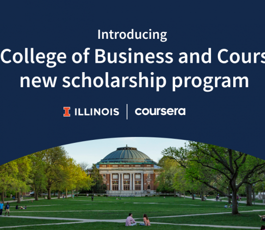Gies College of Business partners with Coursera to offer scholarships to degree students Gies College of Business partners with Coursera to offer scholarships to degree students