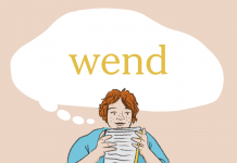 Word of the Day: wend Word of the Day: wend