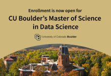 Enrollment is open for the University of Colorado Boulder’s Master of Science in Data Science—No application required Enrollment is open for the University of Colorado Boulder’s Master of Science in Data Science—No application required