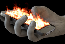 Flaming Phone Flaming Phone