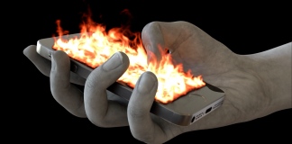 Flaming Phone Flaming Phone