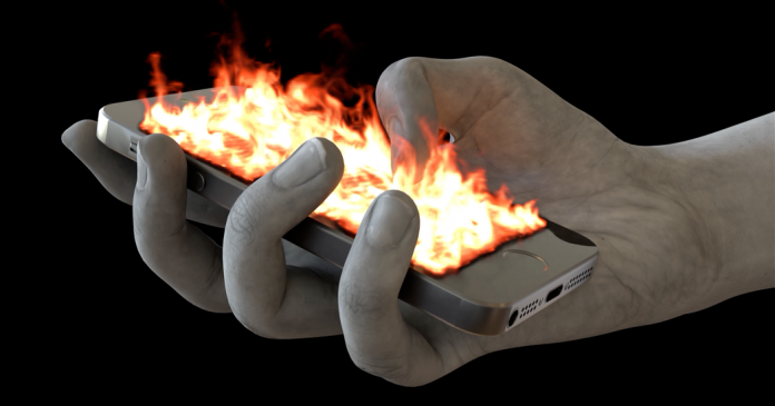 Flaming Phone