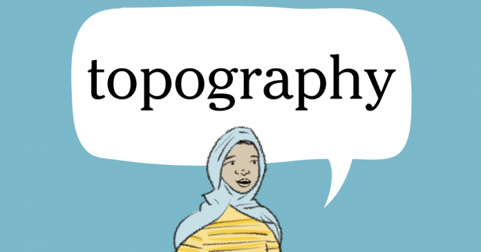 Word of the Day: topography