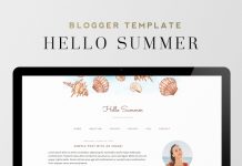 Hello Summer | Free Summer Blogger Template Hello Summer | Free Summer Blogger Template