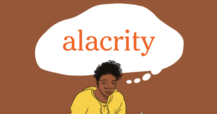 Word of the Day: alacrity