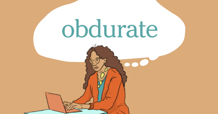 Word of the Day: obdurate