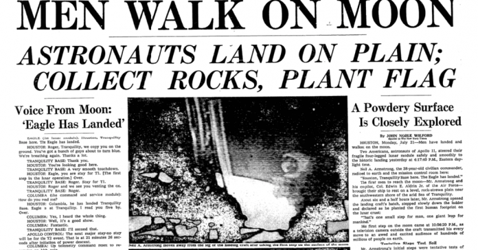 Explore the Space Race With The New York Times’s Archive