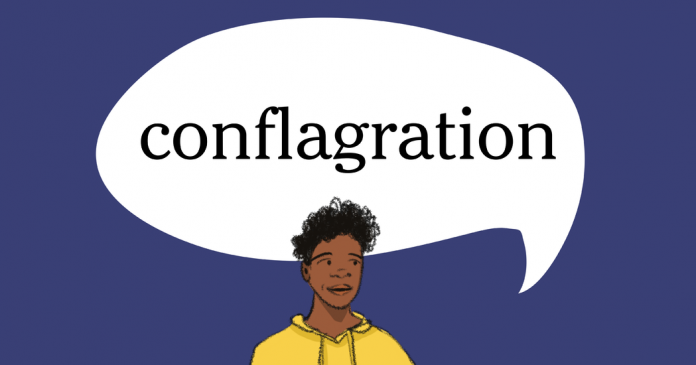 Word of the Day: conflagration