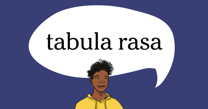 Word of the Day: tabula rasa
