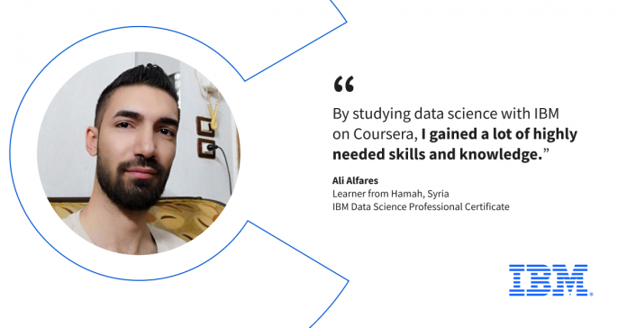 Meet Ali, a Coursera Learner in Syria Who’s Using His New Data Skills To Help Provide Humanitarian Aid