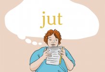 Word of the Day: jut Word of the Day: jut