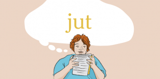 Word of the Day: jut Word of the Day: jut