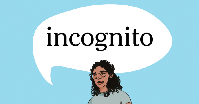 Word of the Day: incognito