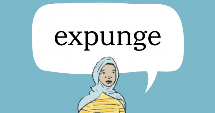 Word of the Day: expunge