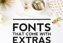 6 Fonts That Come With Free Extra Bonuses 6 Fonts That Come With Free Extra Bonuses