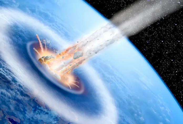 What happened the day an asteroid hit the earth?