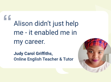 Alison Learner Spotlight: Judy Griffiths Alison Learner Spotlight: Judy Griffiths