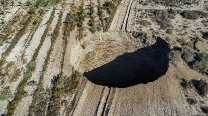 A mysterious hole, bigger than the White House, appears in Chile