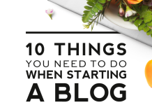 10 things you need to do when starting a blog 10 things you need to do when starting a blog