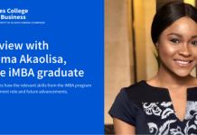 An interview with Mesoma Akaolisa, future iMBA graduate. An interview with Mesoma Akaolisa, future iMBA graduate.