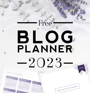 2023 Free Blog Planner in LIMITED EDITION Color 2023 Free Blog Planner in LIMITED EDITION Color