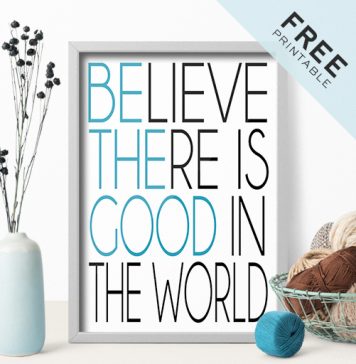 Comment on Be The Good – Positive Free Printable Poster by Julie Comment on Be The Good – Positive Free Printable Poster by Julie
