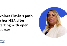 Choosing an MSA After Starting With Open Courses Choosing an MSA After Starting With Open Courses